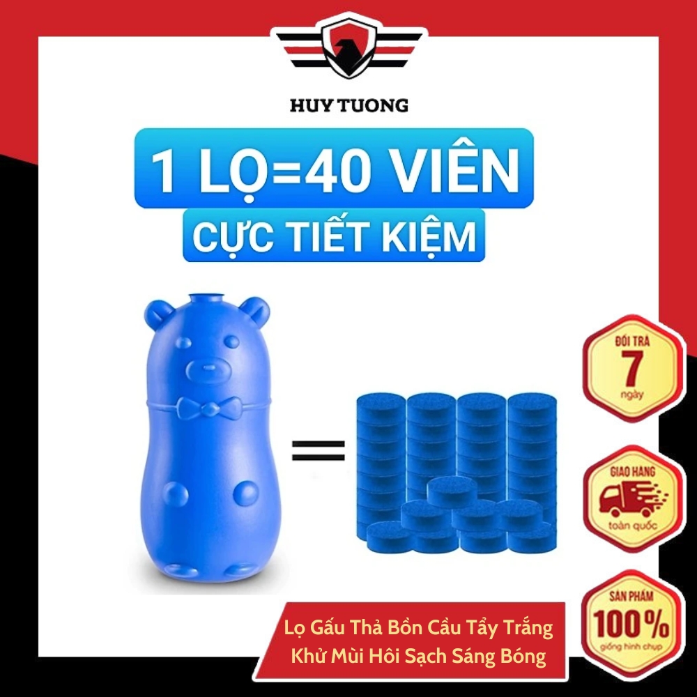 Lọ thả tẩy trắng khử hôi bồn cầu. Viên thả tẩy bồn cầu