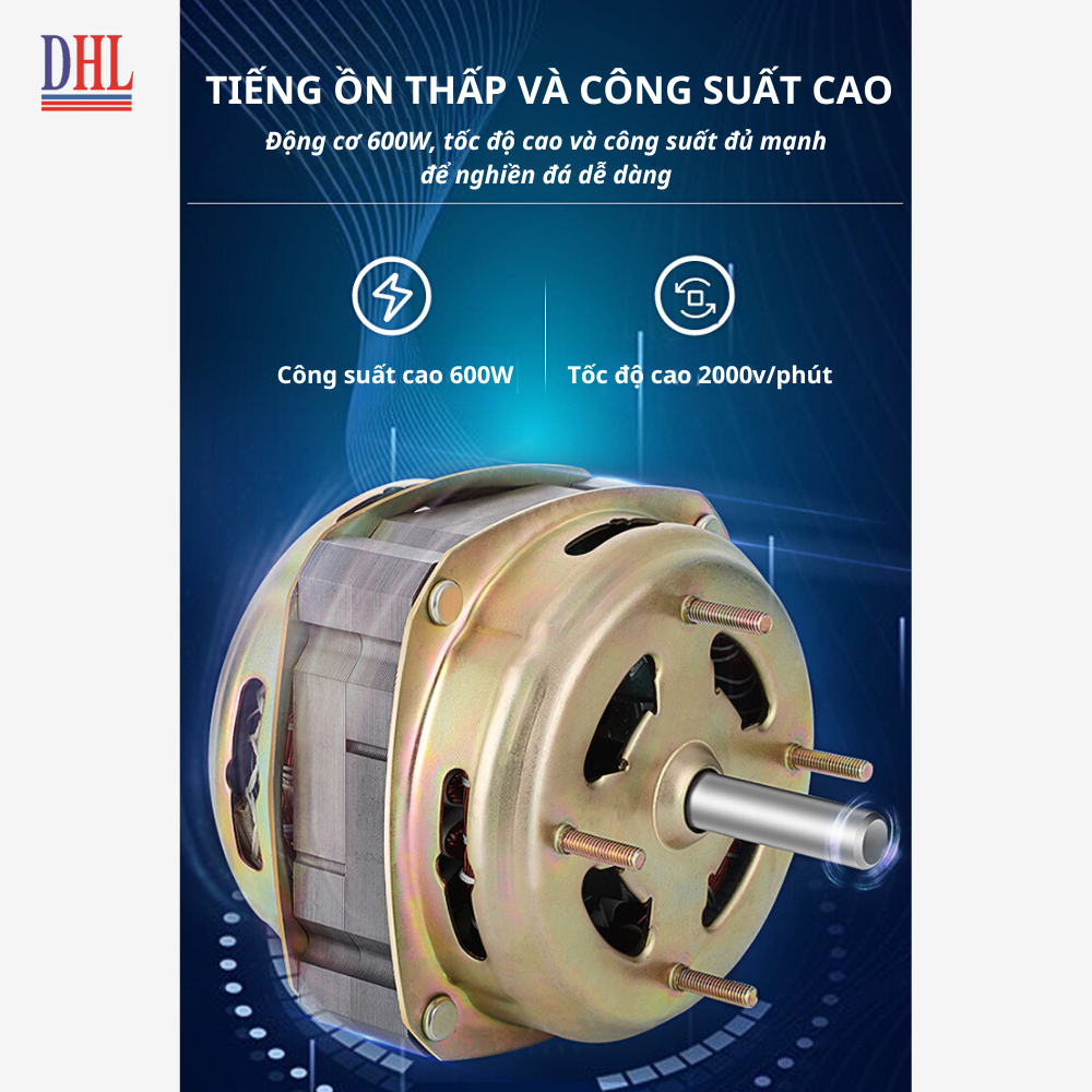 Máy xay đá tuyết, Máy bào đá 2 lưỡi, 2 nắp cao cấp Mitomo MBD-600 MAX- Hàng chính hãng