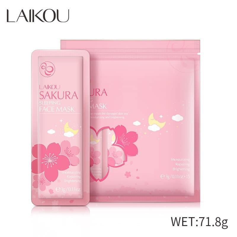 MẶT NẠ NGỦ SAKURA HOA ANH ĐÀO LAIKOU - BỊCH 15 GÓI