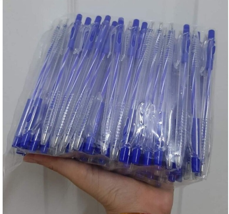 Combo 100 Cây Bút Bi Mực Xanh