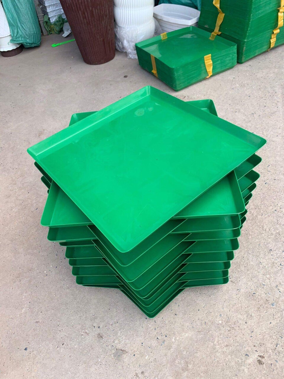 5 Khay Đựng Nước - Máng Chim KT 50 X 50 Sâu 3cm