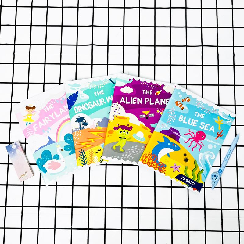 Combo 5 Tập Học Sinh 4 Ô Ly 100 Trang 100gsm White - Elephant FI618384