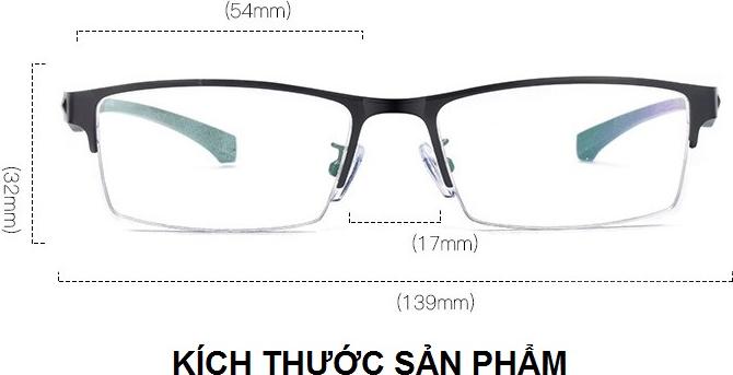Kính lão thị viễn thị trung niên siêu dẻo siêu bền KVT17 Nhật Bản cao cấp