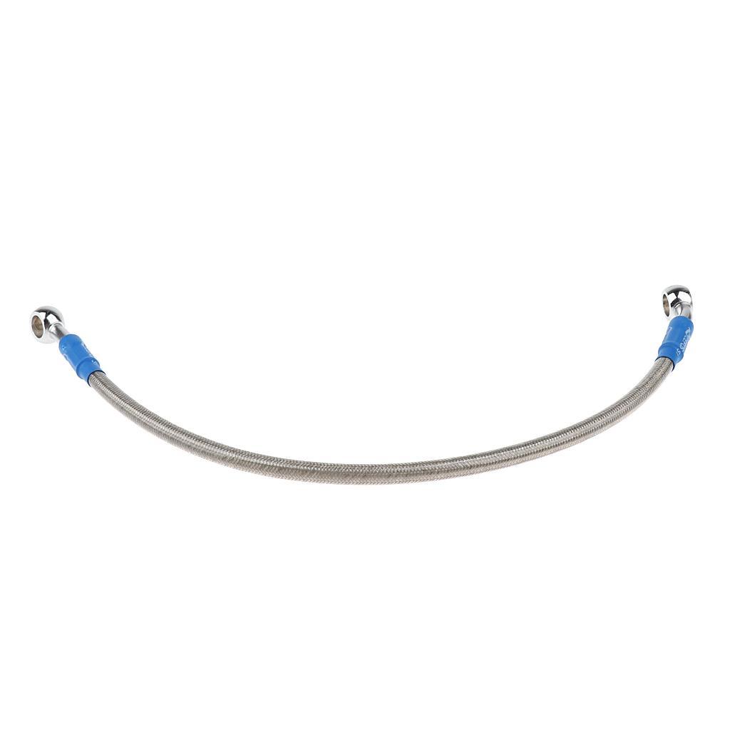 Motorcycle Brake Oil Hose Line Pipe Fitting Stainless Steel Braided 39cm