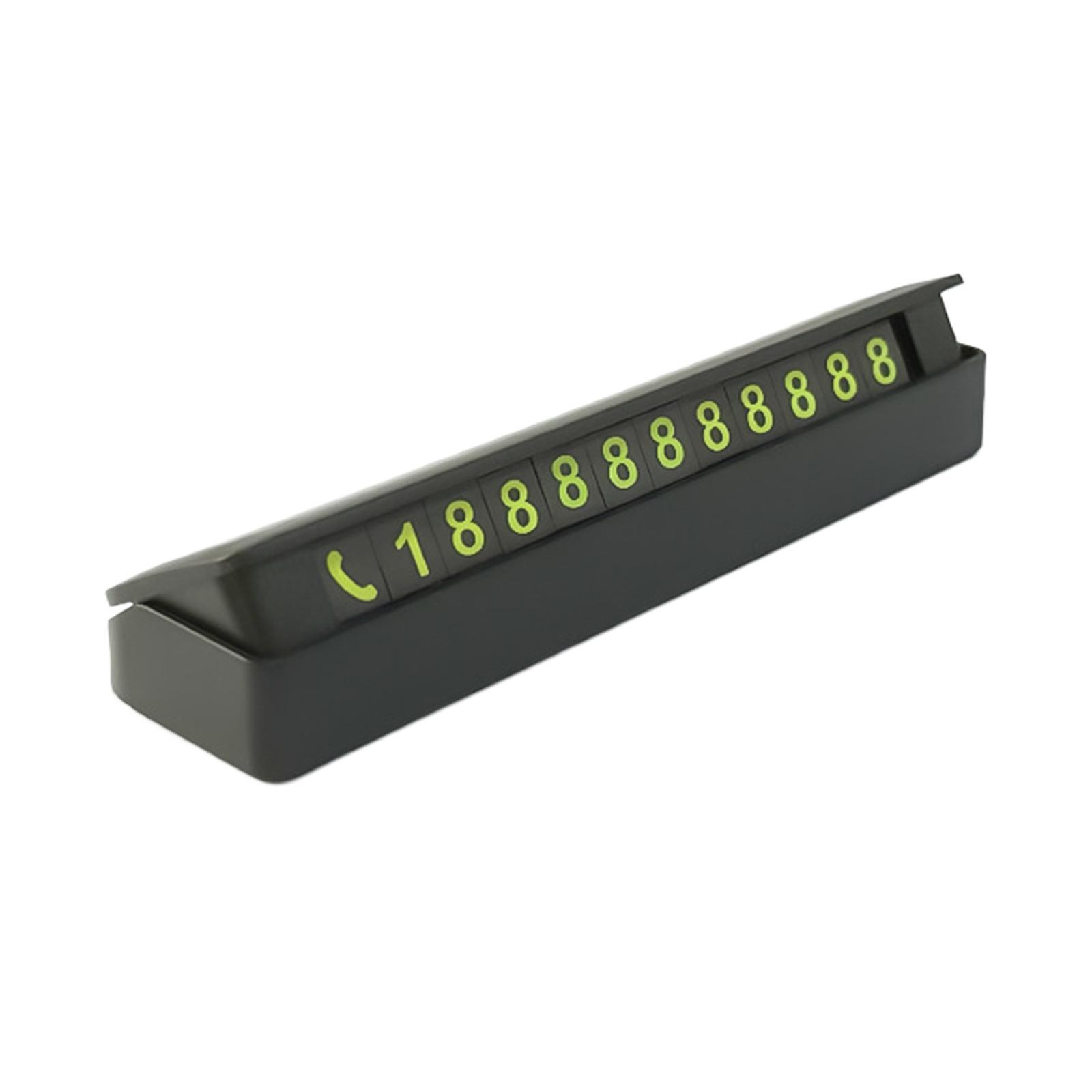 Temporary Phone Number for Car Easy to Fix Hidden Parking Phone Number Card