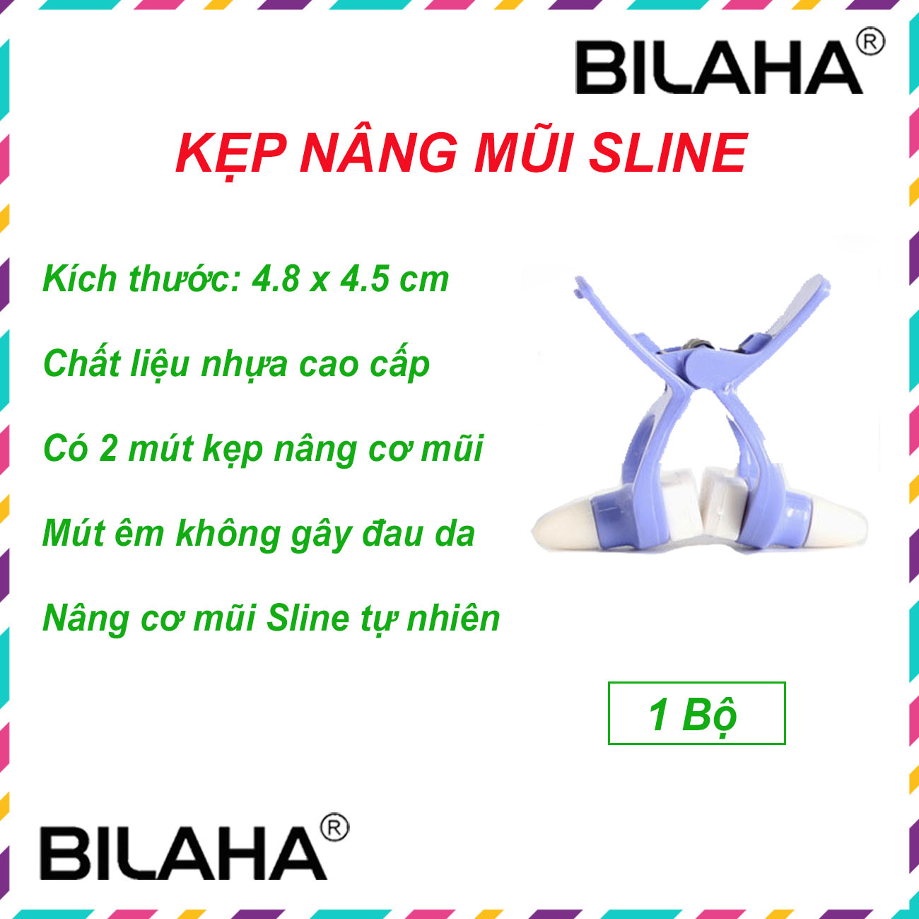 Kẹp định hình nâng mũi và định hình sống mũi làm đẹp tiện dụng an toàn (có hàng sẵn) (Hàng Chính Hãng)