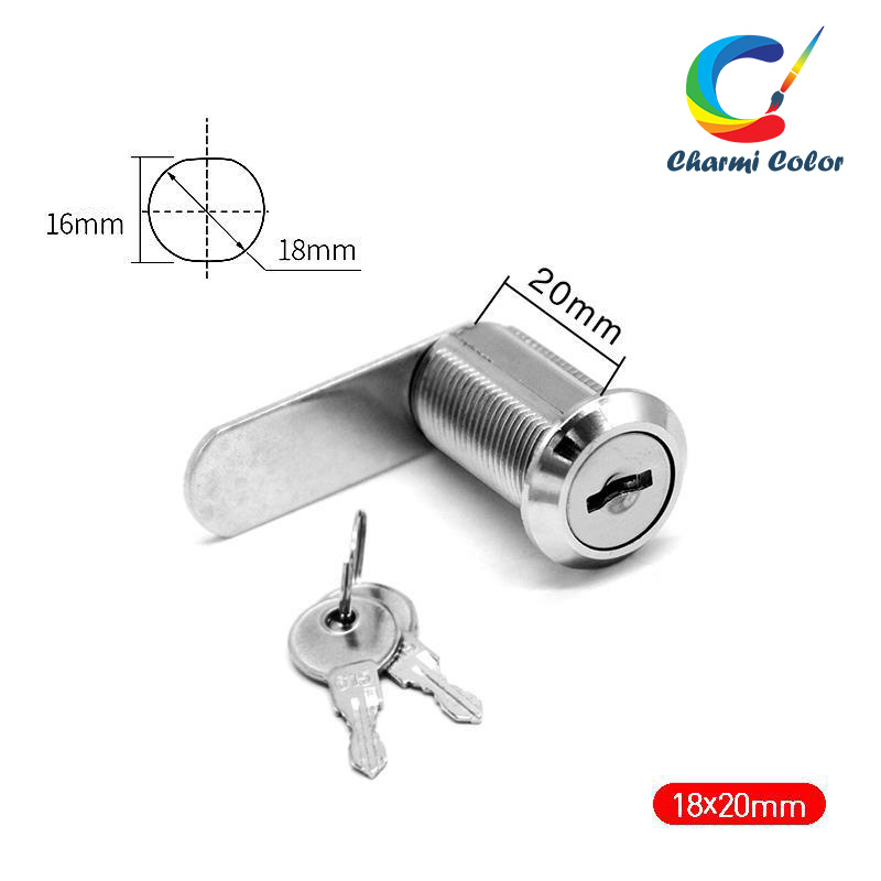 Khóa tủ gạt khóa ngăn bàn 20mm OKCL Charmi Color