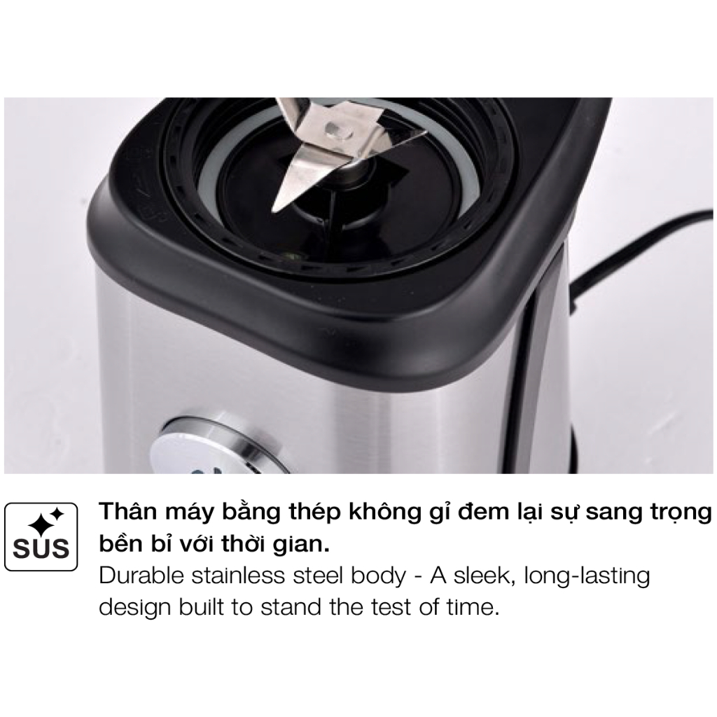 Máy xay sinh tố mini 2 bình Häfele HS-B061MX 535.43.293 - Hàng chính hãng