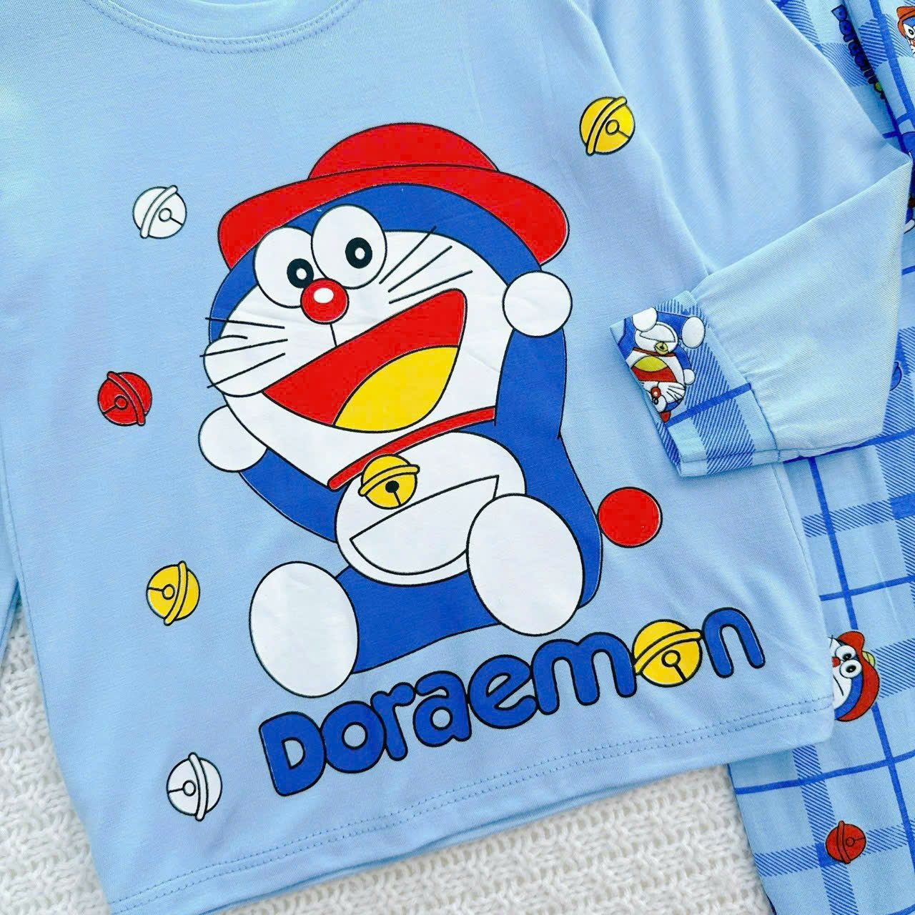 Đồ bộ ngủ dài tay cho bé trai, bộ ngủ dài tay bé trai size 5-26KG chất thun lạnh mềm mịn mát