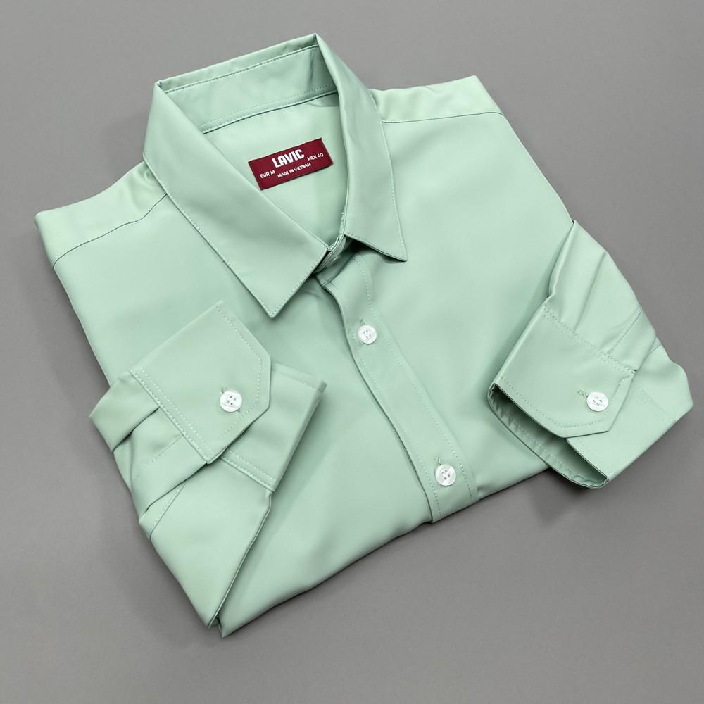 BIG SIZE Áo sơ mi nam chất vải lụa thoáng mát LV523