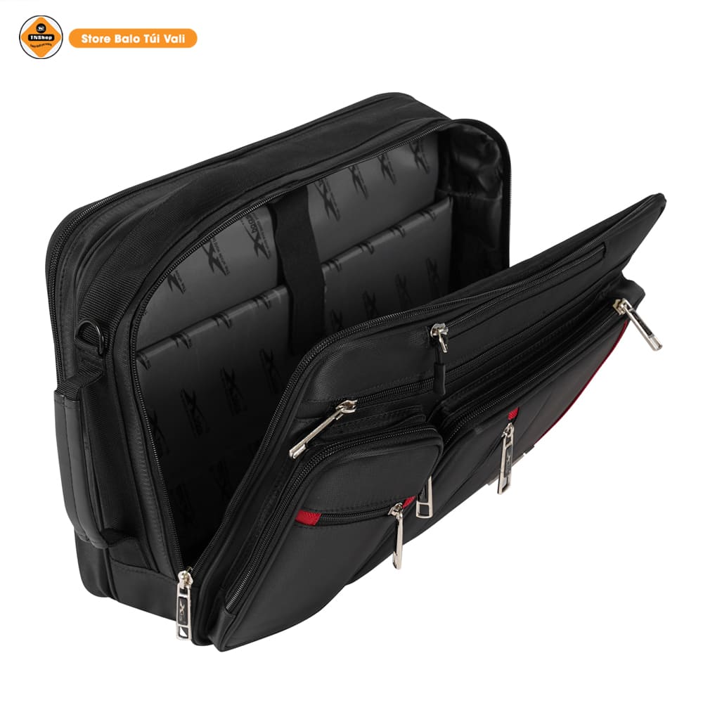 Cặp Laptop Đa Năng Xbags XB4102, Ngăn Chứa Mở Rộng, Đeo Chéo &amp; Đeo Balo Tiện Lợi, Trượt Nước!
