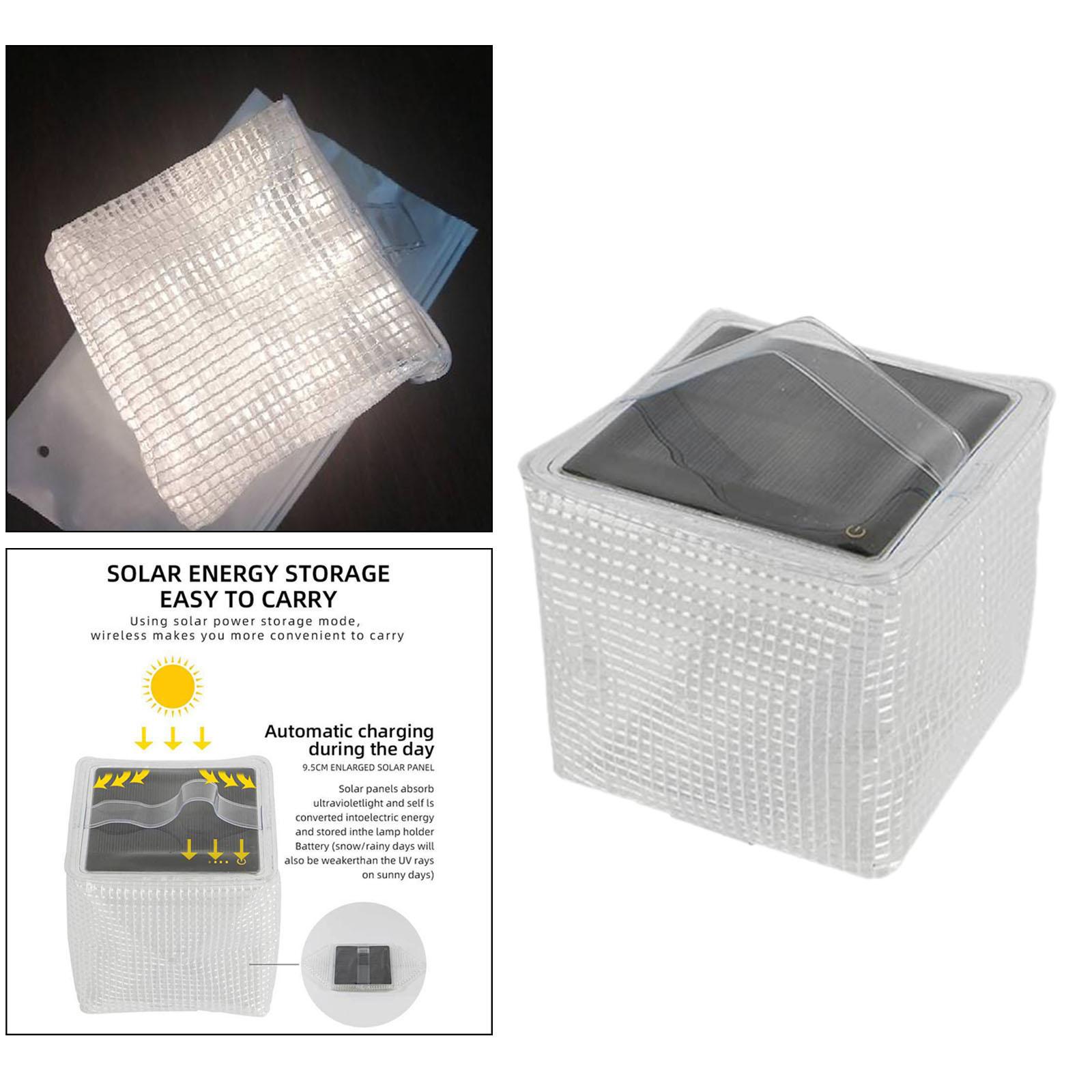 Solar Inflatable Light Lantern Camping Lamp LED Lights