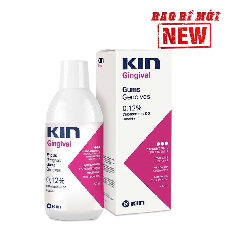 Nước Súc Miệng Diệt Khuẩn Kin Gingival Mouthwash 250ml ( mẫu mới)