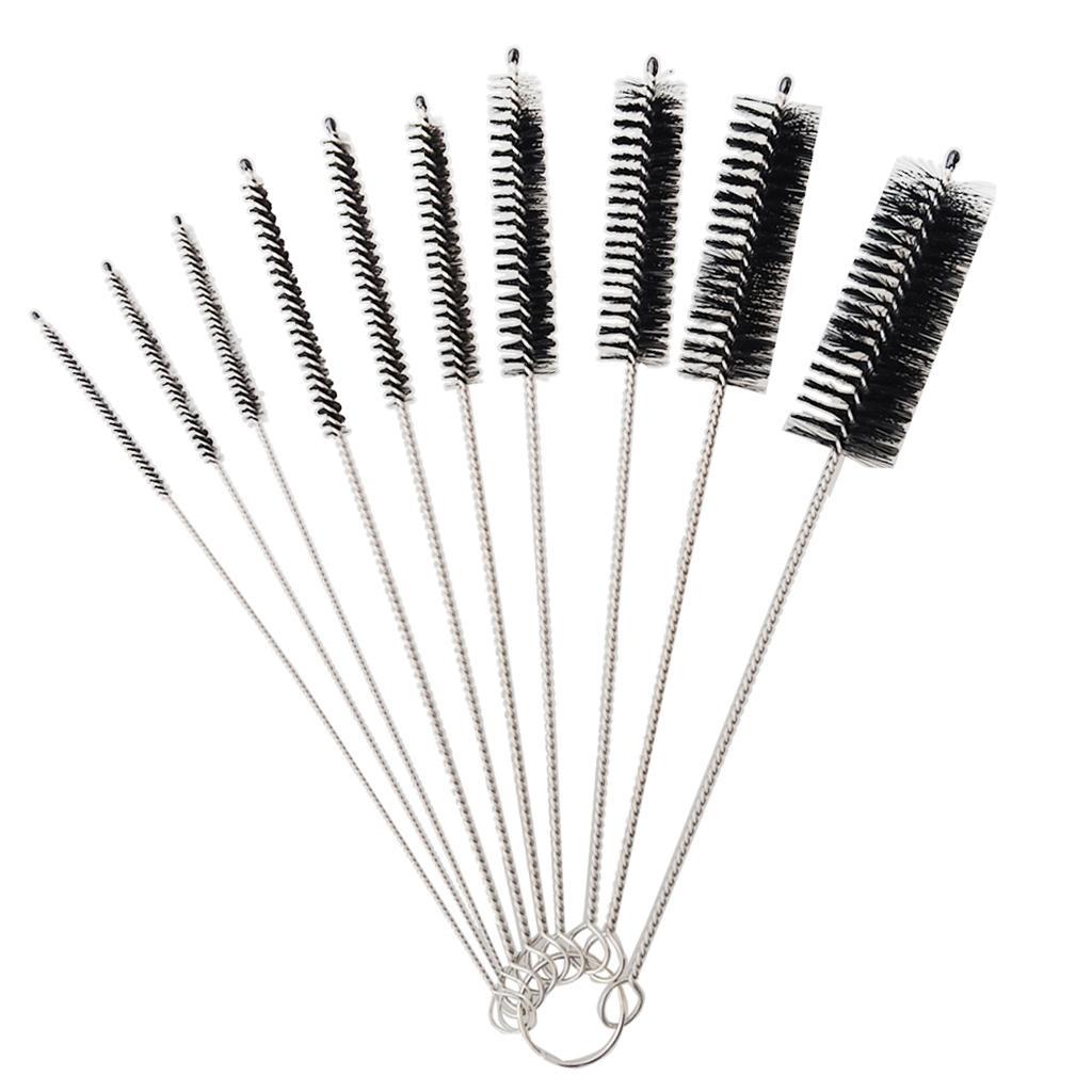 20pcs 20cm Abrasive Wire Brush Pipe Tube Cleaning Brush for Bottles,Test Tubes