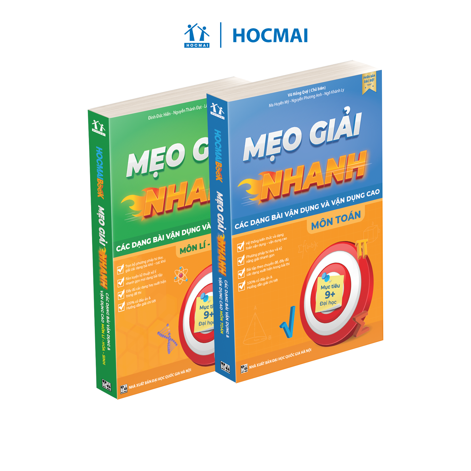 Combo Mẹo giải nhanh các dạng bài vận dụng và vận dụng cao môn Toán - Lí – Hóa – Sinh