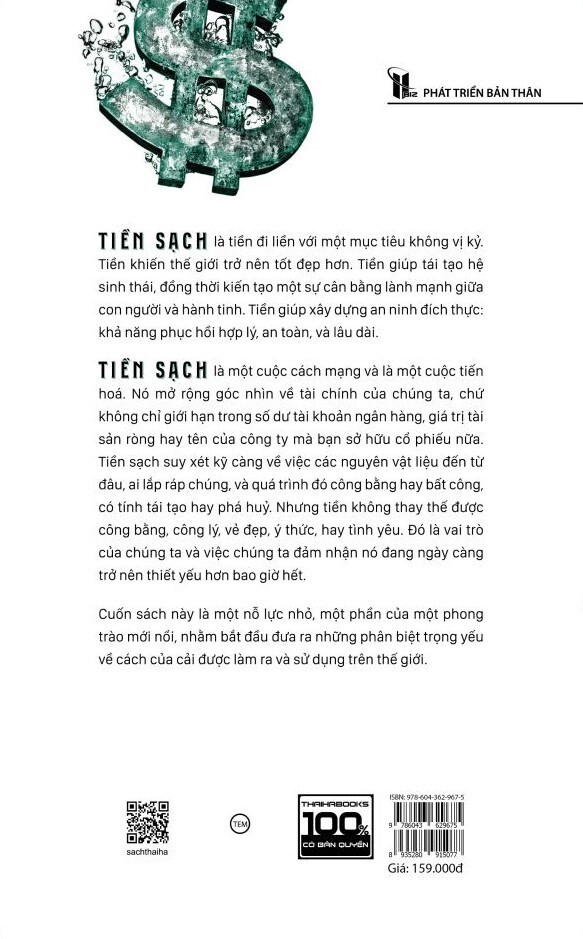Cuộc Cách Mạng Tiền Sạch - Joel Solomon, Tyee Bridge - Hà Minh Tú dịch -