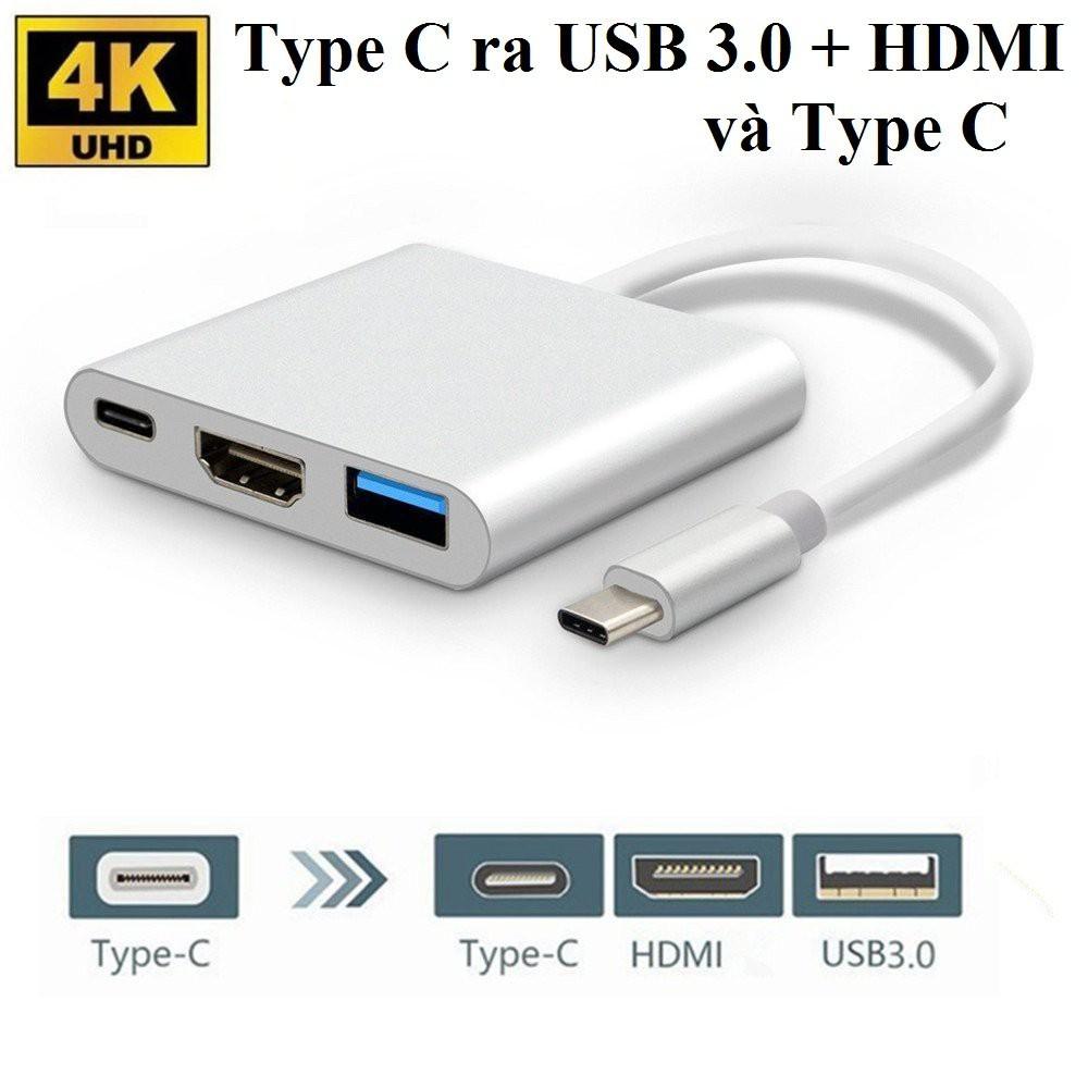 Cáp Chuyển Type-C ra HDMI/USB 3.0/Type-C