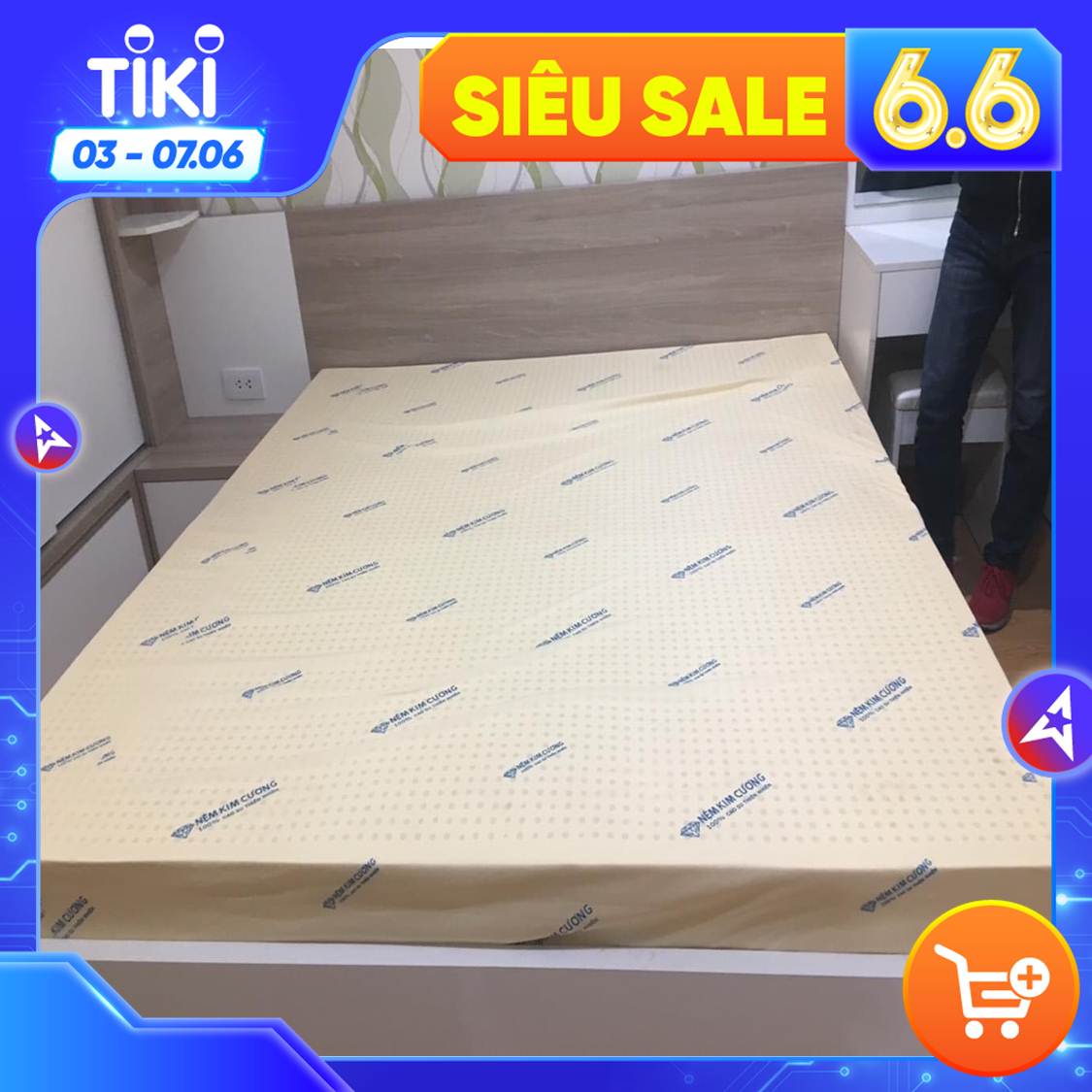 Đệm Cao Su Kim Cương Princess Gold