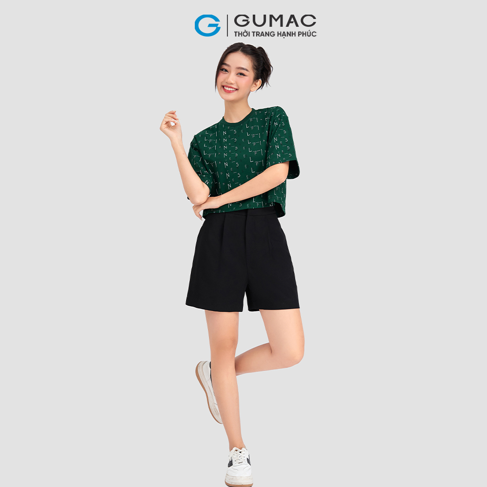 Áo thun in tấm GUMAC ATD03023