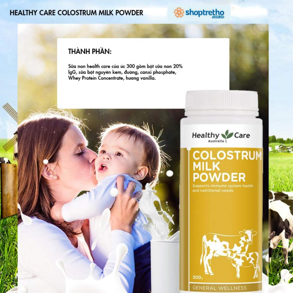 Sữa non Healthy Care Colostrum Milk Powder 300g