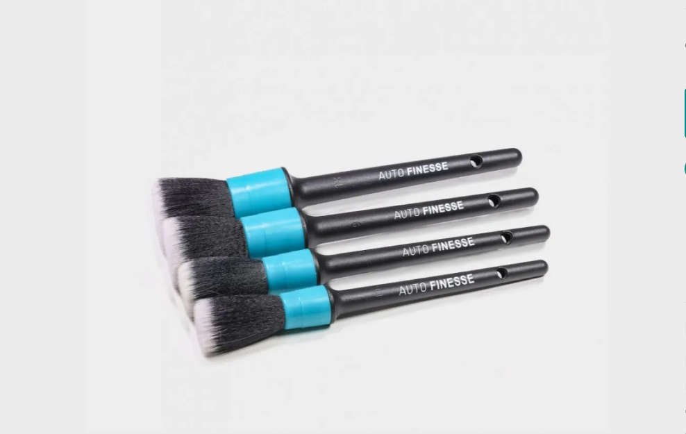 Bộ 4 cọ mềm vệ sinh chi tiết cho nội thất ô tô - Auto Finesse FeatherTip Detailing Brushes