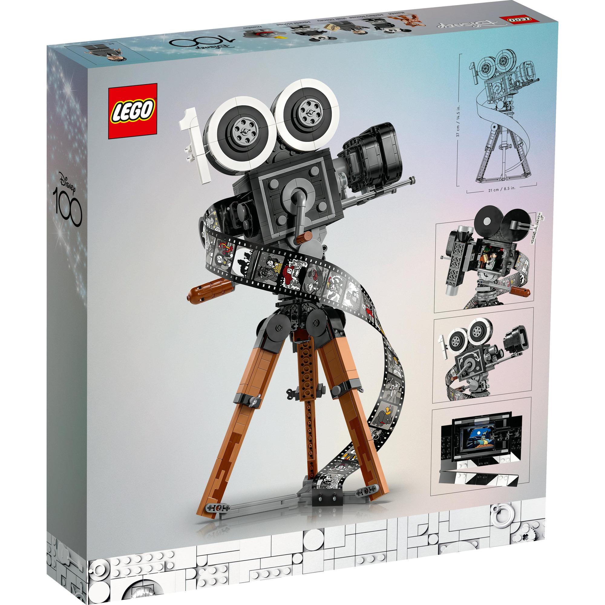LEGO Disney 43230 Đồ chơi lắp ráp Mô hình máy quay phim cổ điển Walt Disney