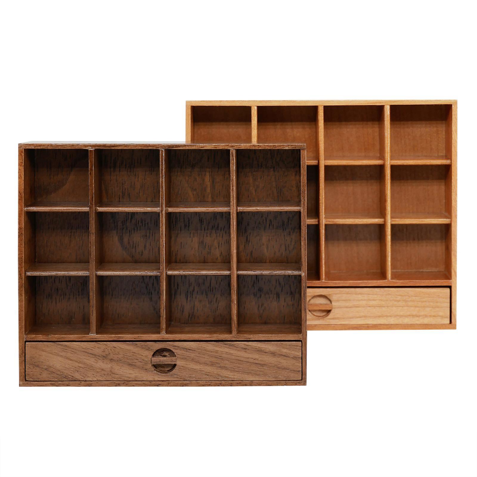 Dollhouse Miniature Storage Rack DIY Scene Model Miniature Dollhouse Decoration Accessories for Kitchen Decoration