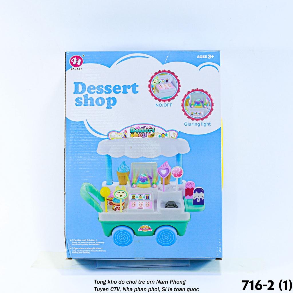 Xe bán kem 716-2 - Đồ chơi thông minh cho trẻ em - Quà tặng sinh nhật