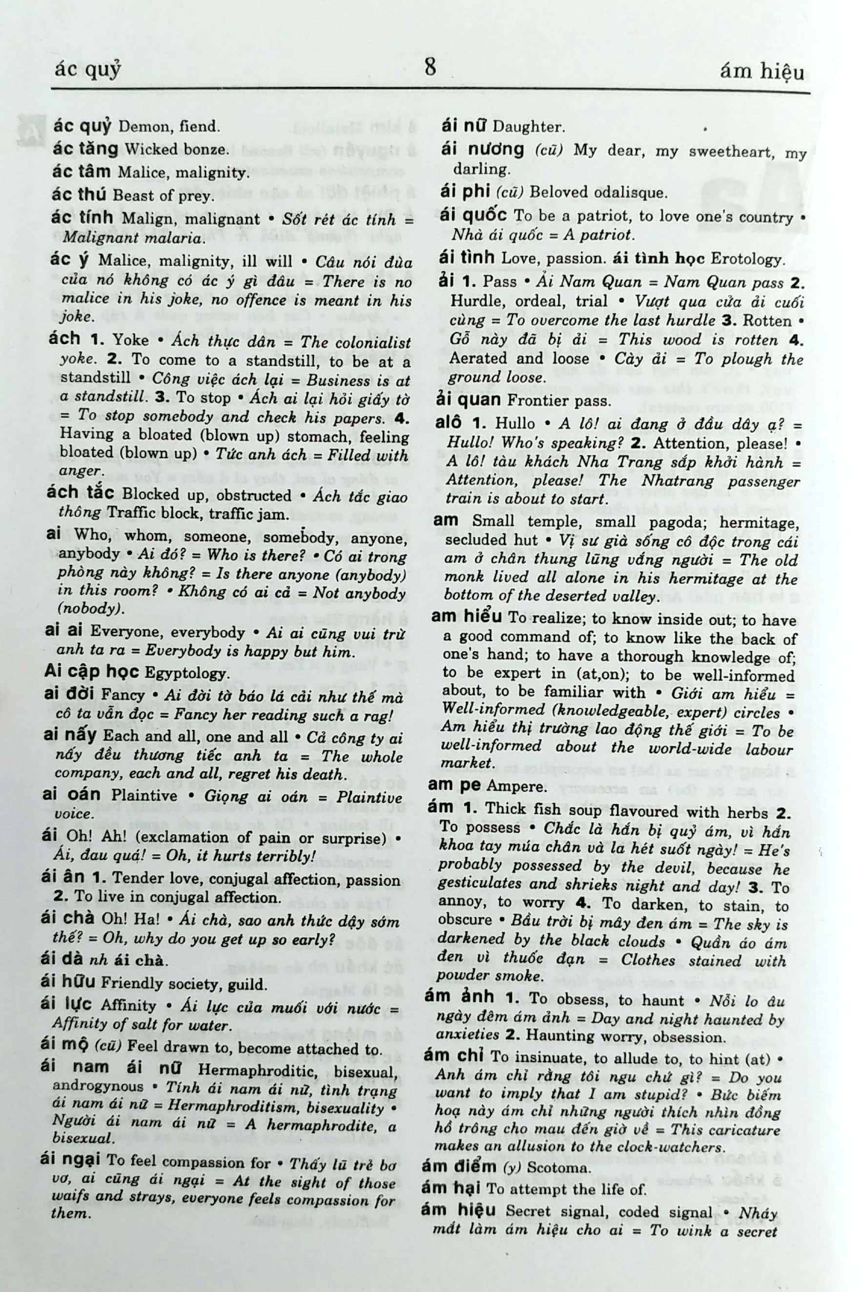 Từ Điển Việt - Anh
