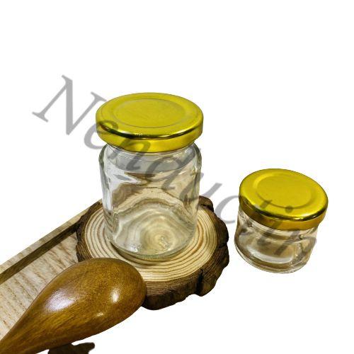 Lọ thủy tinh nắp thiếc cao cấp đựng gia vị kiểu tròn 25ml và 35ml an toàn cho người sử dụng