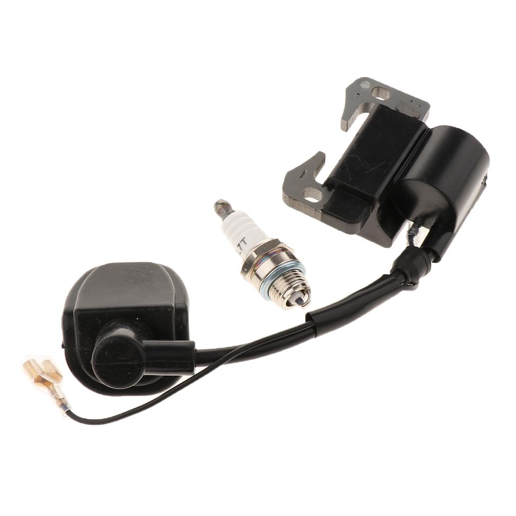 Engine Pocket Bike Dirt Bike ATV Ignition Coil Spark Plug for 33cc 47cc 49cc