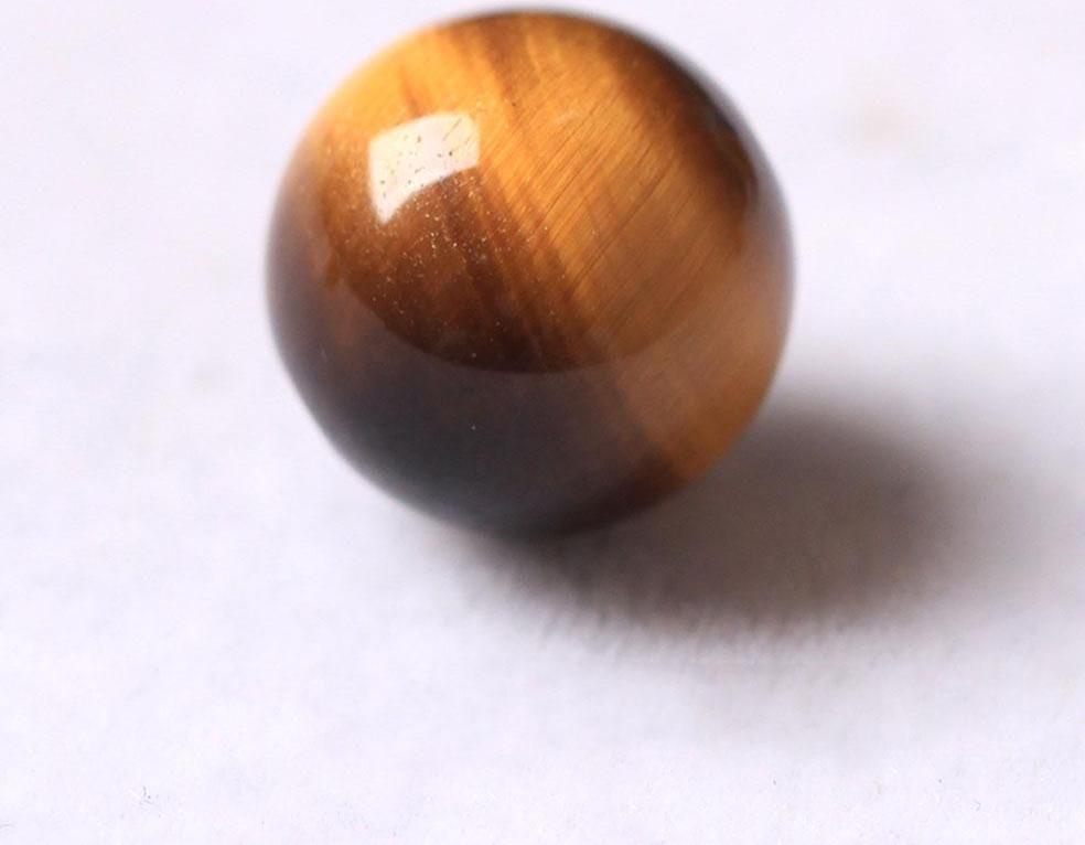 Hạt đá mắt hổ dùng làm sản phẩm handmade DIY 10mm