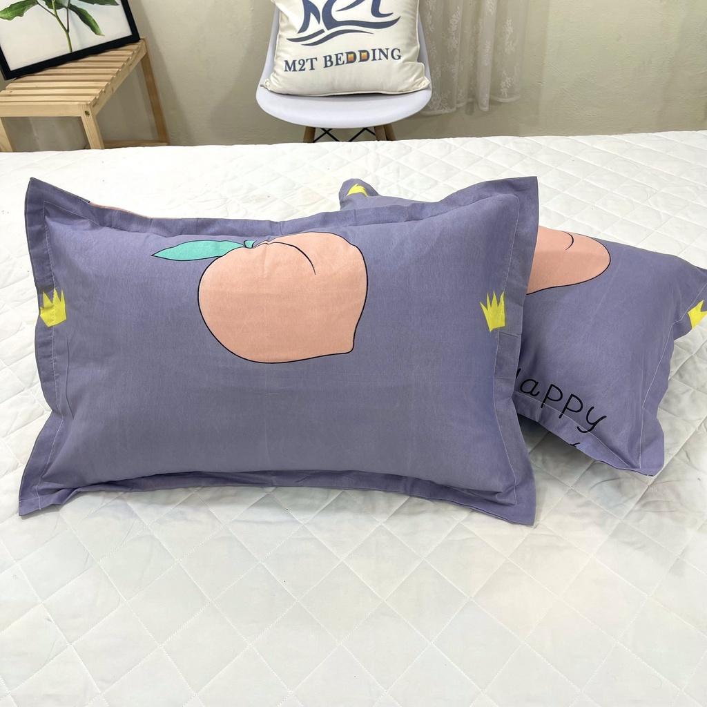 Vỏ gối nằm Cotton poly M2T bedding vỏ gối kích thước 45 x 65 cm