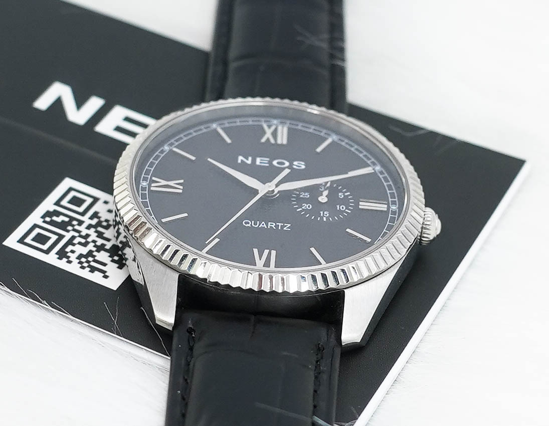 Đồng Hồ Nam Dây Da Neos N-40703M 4 Kim Sapphire Bảo Hành Chính Hãng 5 Năm