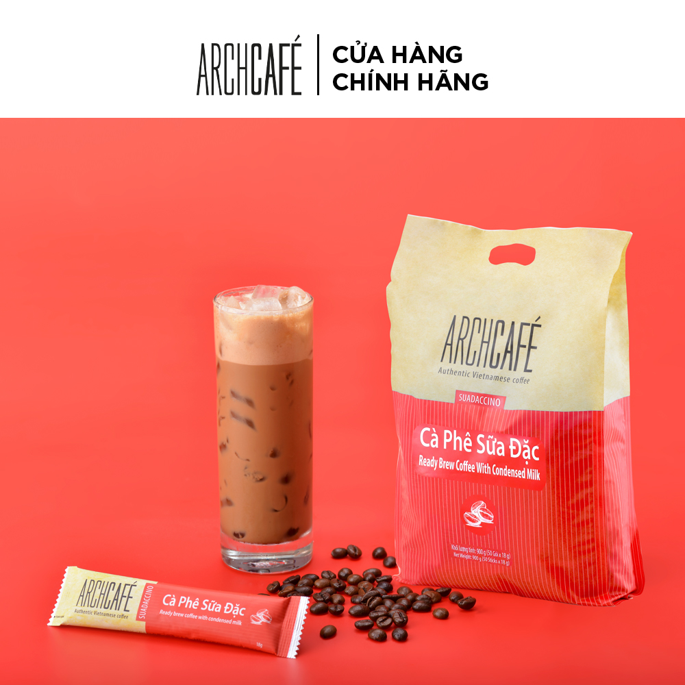 Cà Phê Sữa Đặc - Cafe hoà tan Archcafé (túi 50 gói x 18g)