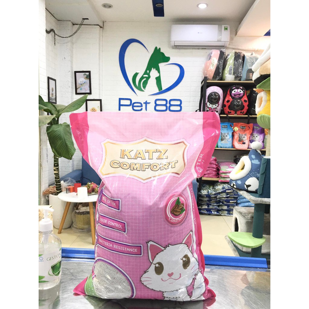 Cát vệ sinh cho mèo katz comfort 10L ( mùi ngẫu nhiên )