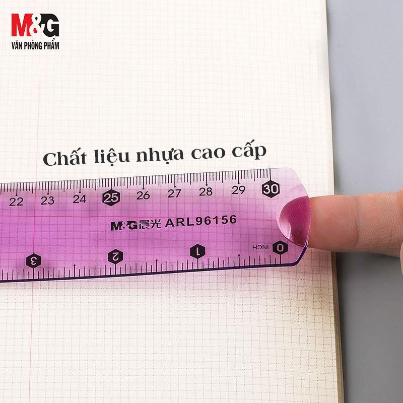 Thước kẻ dẻo học sinh M&G ARL96154/ ARL96156/ ARL96156 thiết kế sang trọng