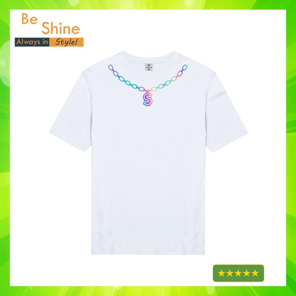 Áo Thun Unisex Neckplack Money Phản quang 7 màu Form Rộng Thời Trang Phong Cách Hàn Quốc