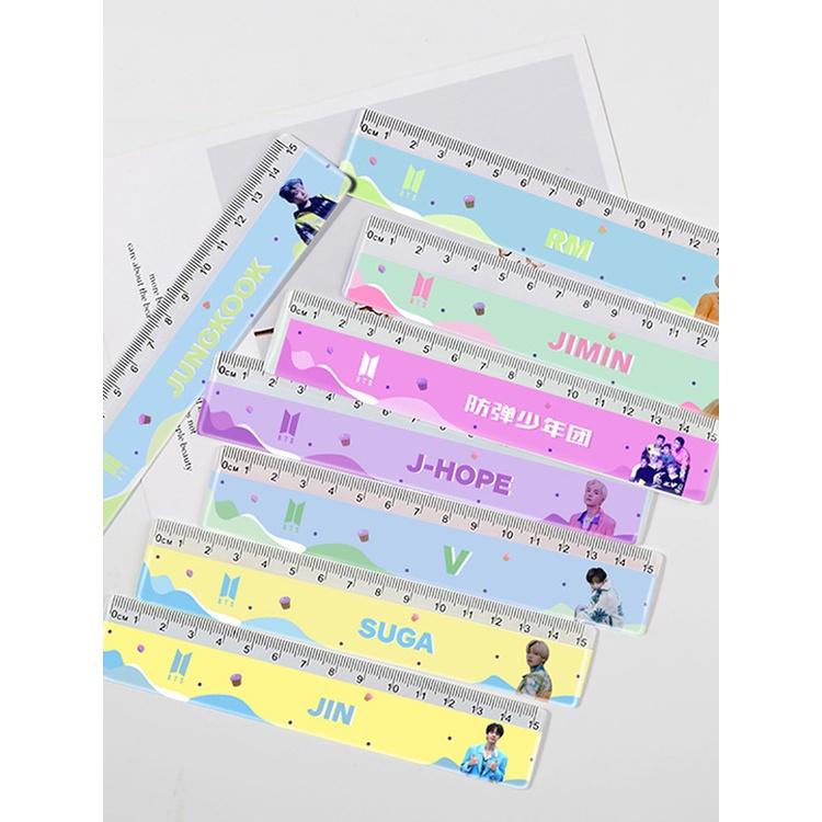 Tmdbyx Thước Đo Lường Bằng Acrylic Phong Cách Hàn Quốc Cho Học Sinh