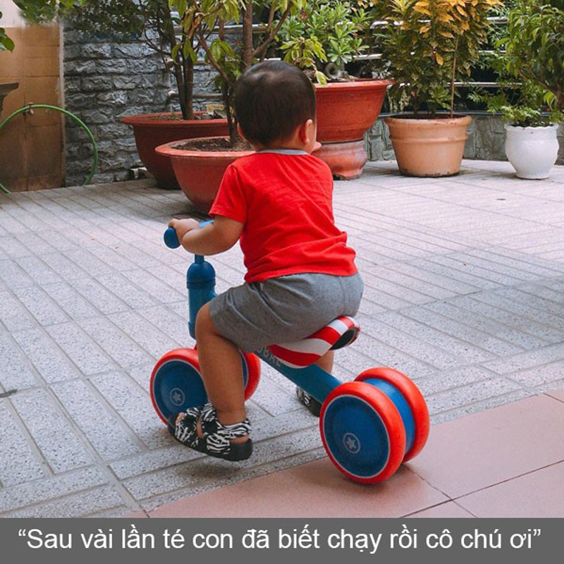 Xe chòi chân 4 bánh tự cân bằng giúp bé giữ thăng bằng cho bé tập đi - siêu dễ thương , xe chòi chân mini 4 bánh cho bé, xe chòi chân, xe chòi chân cho bé