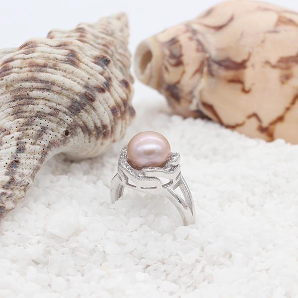 Nhẫn Bạc Ngọc Trai Thật Cho Nữ - Nhẫn Ngọc Trai Bạc Nữ Thời Trang N1404 Bảo Ngọc Jewelry