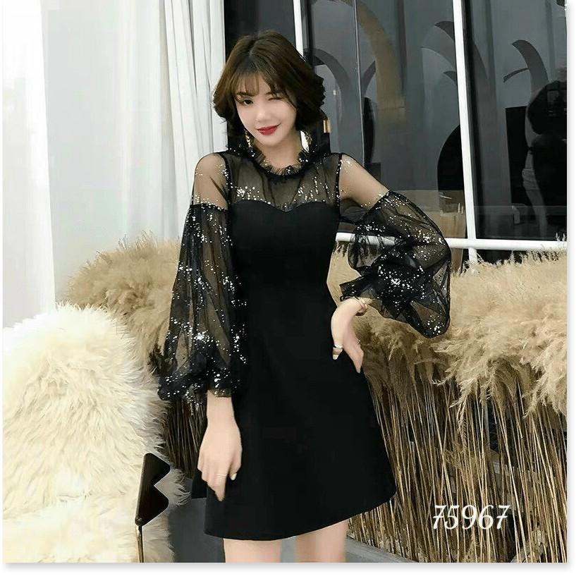 ĐẦM UMI PHỐI LƯỚI KIM TUYẾN HỌA TIẾT SANG TRỌNG,CHẤT LIỆU VÃI UMI THOÁNG MÁT THỜI TRANG LANO STORE 99