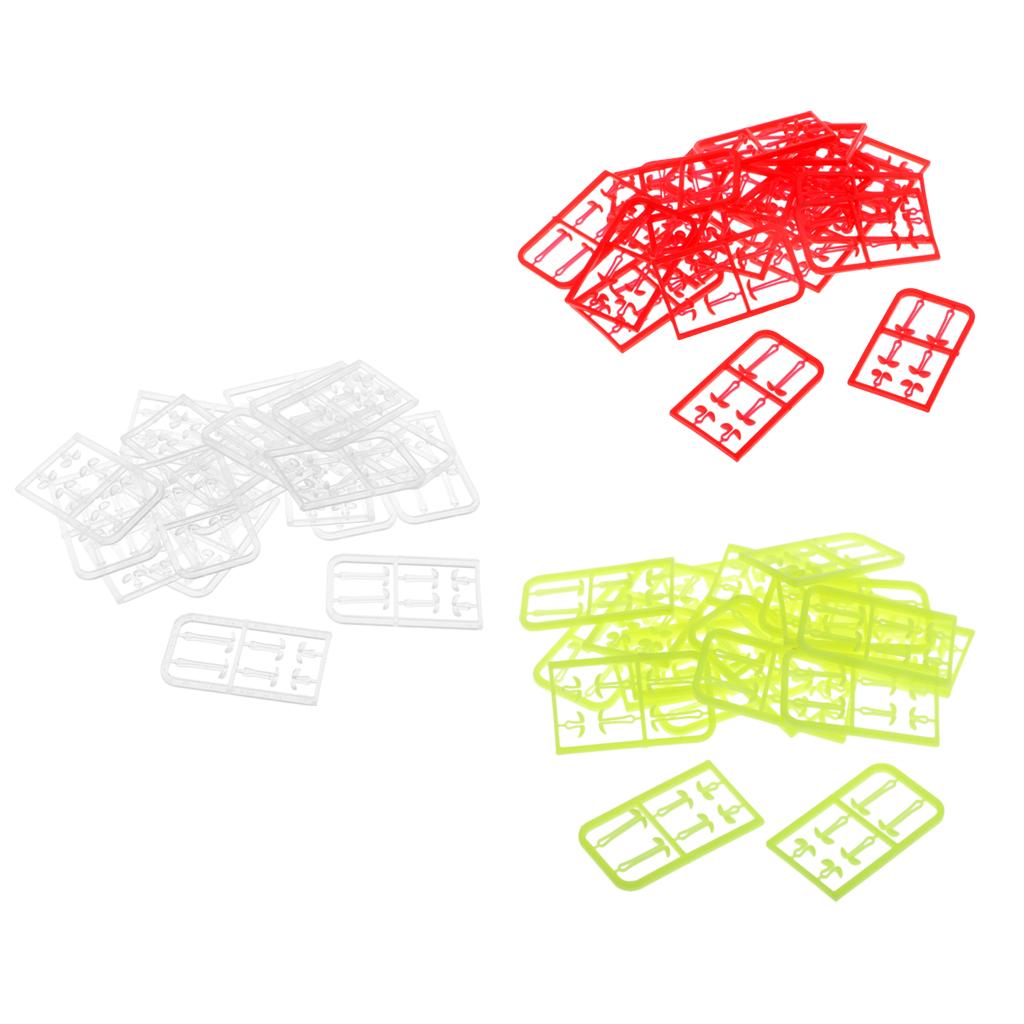 120Pcs Carp Hair Rig Fishing Bait Boilie Stops Plastic V Stopper