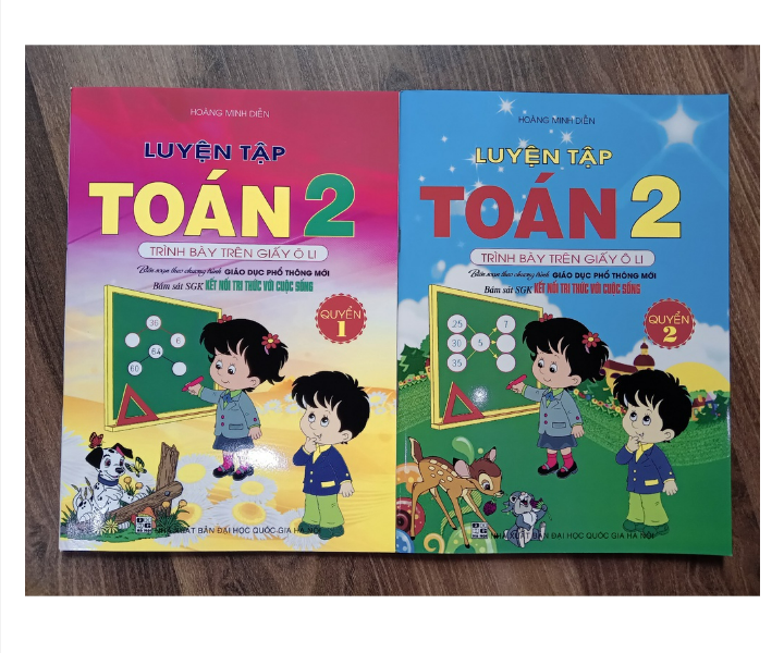 Sách - Combo Luyện tập toán 2  - Trình bày trên giấy ô li