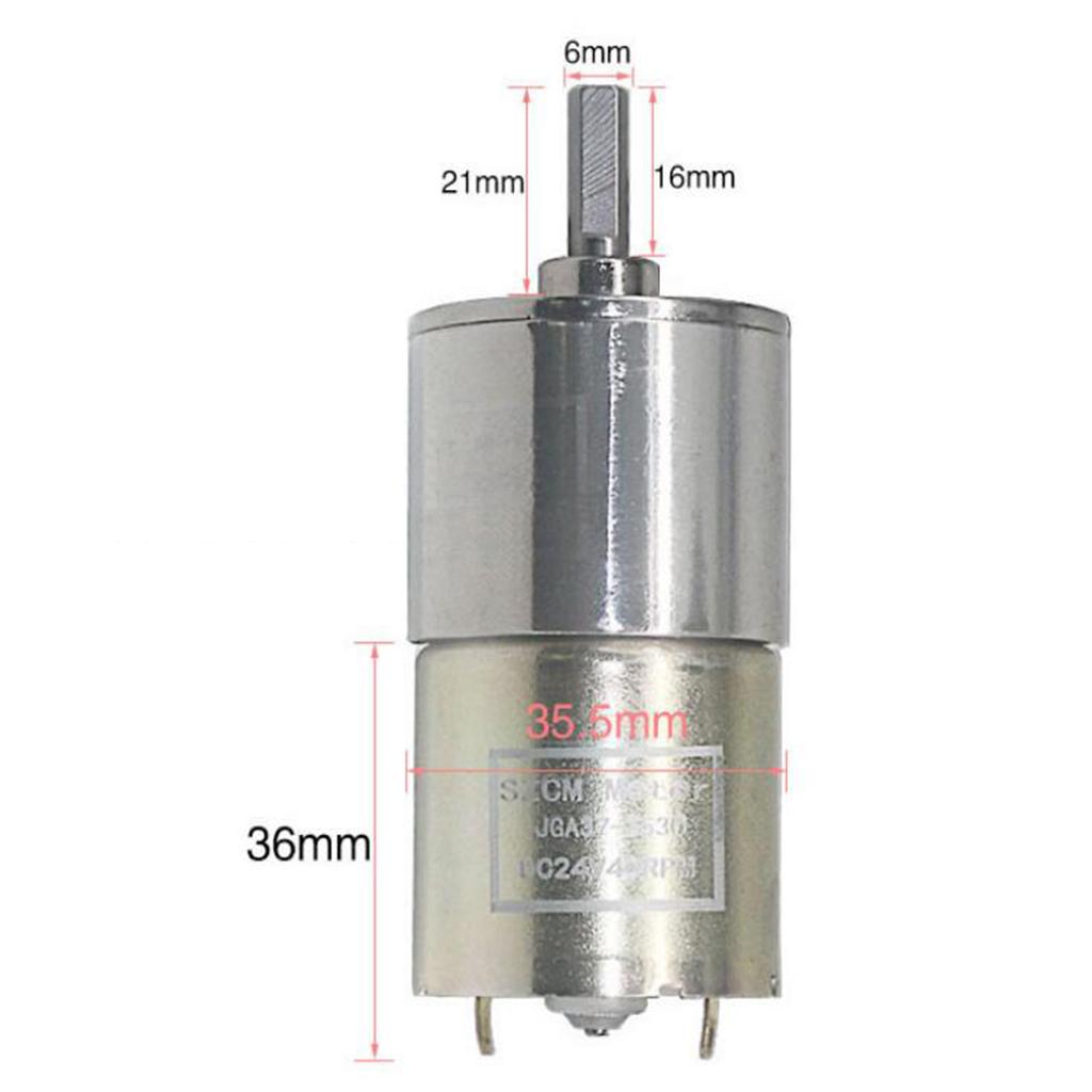 JGB37-3530 Turbo Motor Motor Gear Motor Reduction Motor, Shaft Diameter: 6 Mm