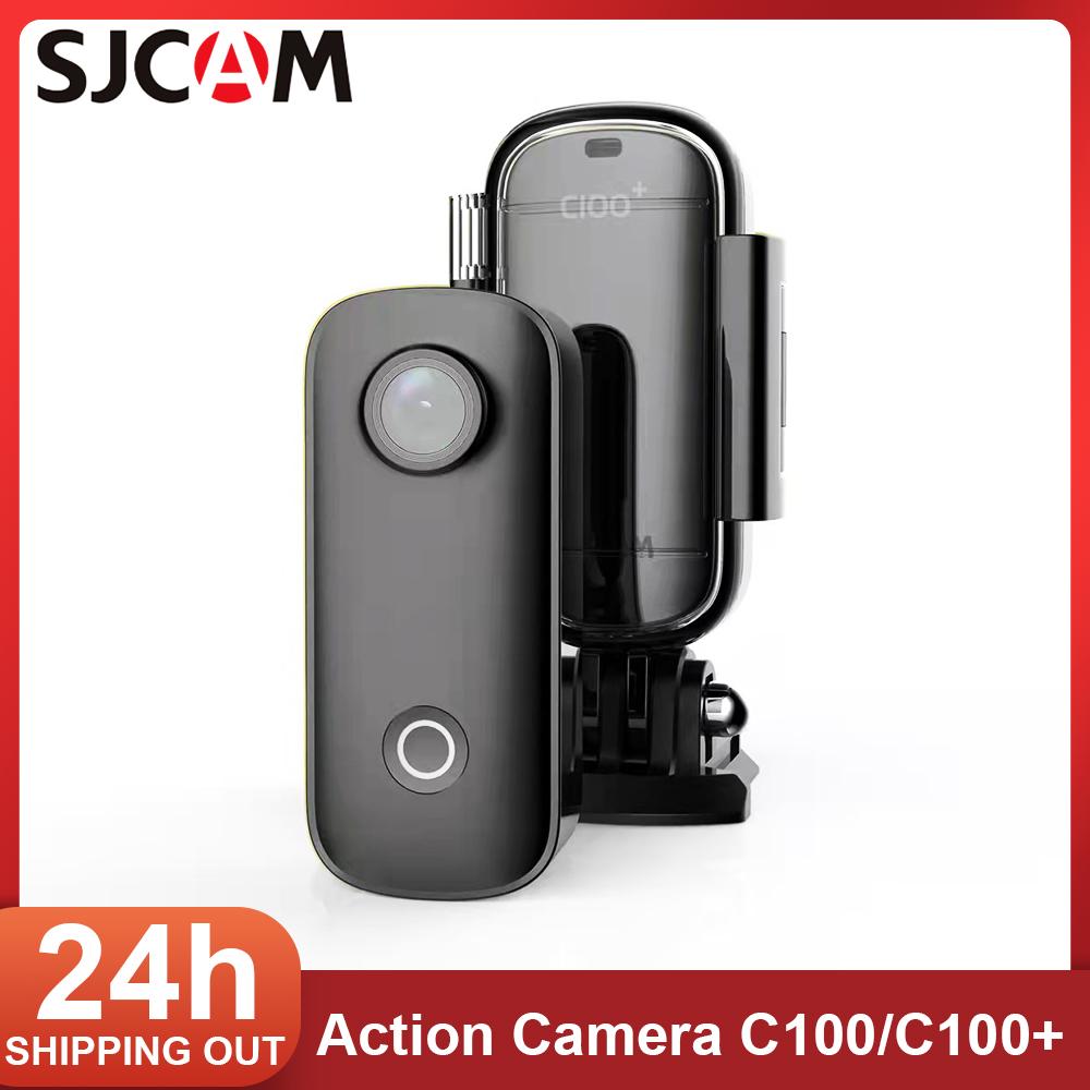 SJCAM C100 Plus Camera hành động Máy bay xe máy Mũ bảo hiểm xe đạp DV Chụp chống lắc lư trượt nước Vlog Vlog Thumb Sport Cam