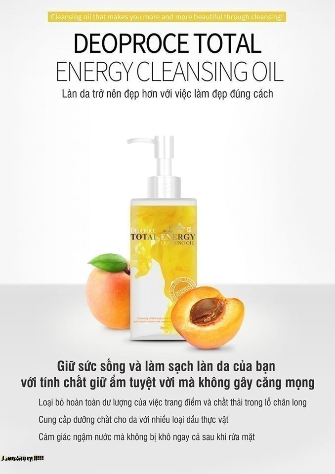 Dầu tẩy trang dưỡng chất Deoproce Cleansing Oil Total Energy 200ml