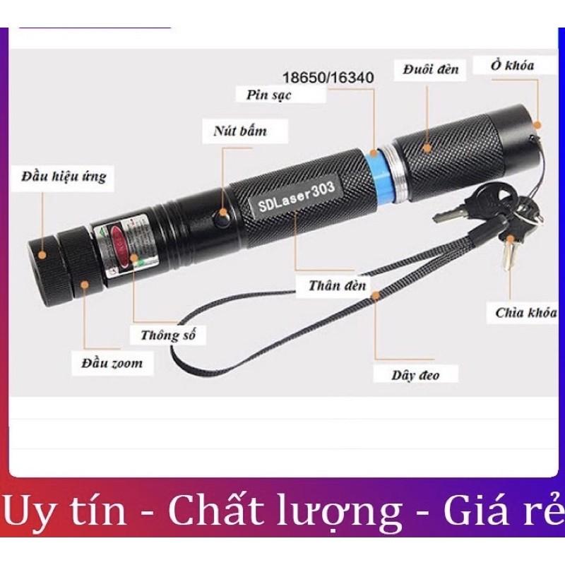 Đèn Laser 303 chất lượng cao Full box