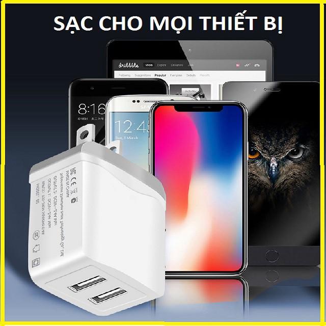 Củ sạc cốc sạc nhanh 5V 2.1A cho điện thoại iphone xiaomi samsung...