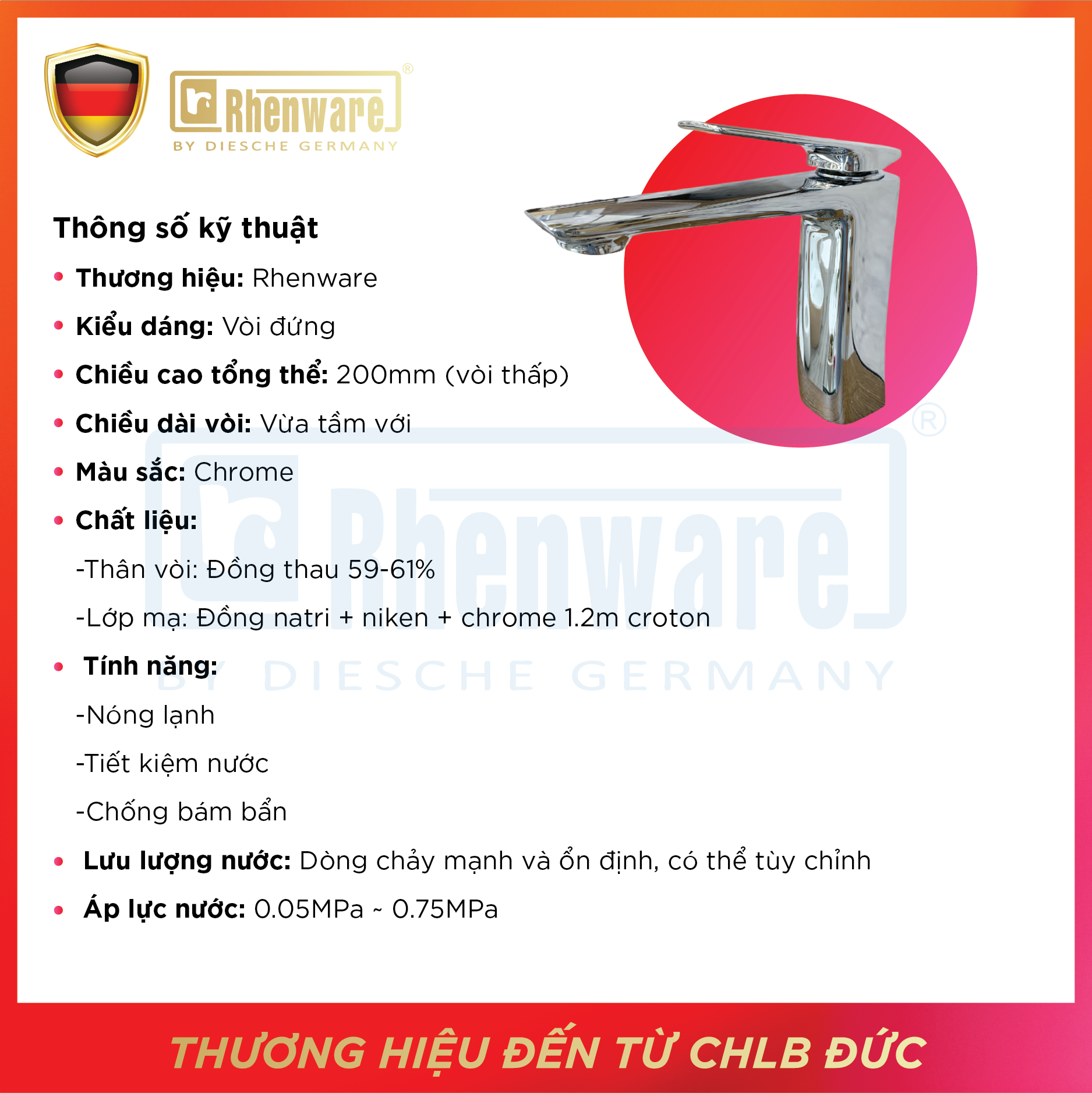 Vòi Lavvabo RV-15114